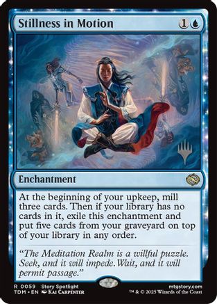 Stillness in Motion (PPTDM-059) - [Promo Pack: Tarkir: Dragonstorm] Foil - Trinity Hobby