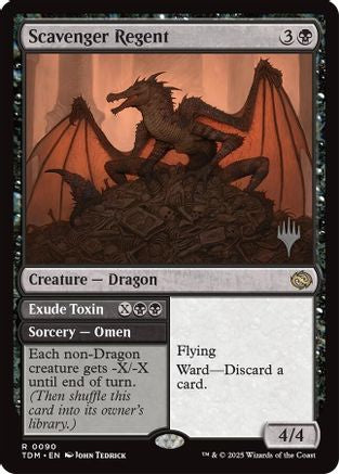Scavenger Regent (PPTDM-090) - [Promo Pack: Tarkir: Dragonstorm] Foil - Trinity Hobby