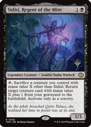 Sidisi, Regent of the Mire (PPTDM-092) - [Promo Pack: Tarkir: Dragonstorm] - Trinity Hobby