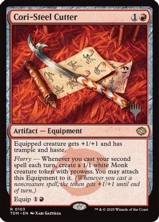 Cori-Steel Cutter (PPTDM-103) - [Promo Pack: Tarkir: Dragonstorm] Foil - Trinity Hobby