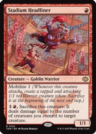 Stadium Headliner (PPTDM-122) - [Promo Pack: Tarkir: Dragonstorm] - Trinity Hobby