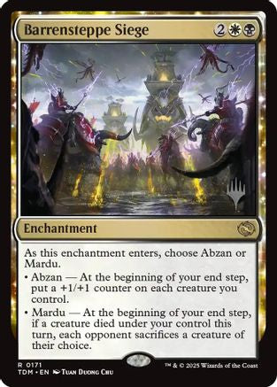 Barrensteppe Siege (PPTDM-171) - [Promo Pack: Tarkir: Dragonstorm] Foil - Trinity Hobby