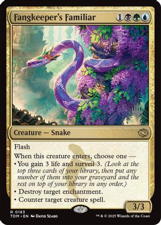 Fangkeeper's Familiar (PPTDM-183) - [Promo Pack: Tarkir: Dragonstorm] Foil - Trinity Hobby