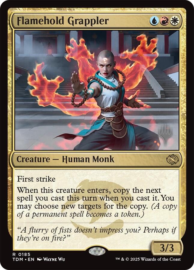 Flamehold Grappler [Tarkir: Dragonstorm Promos] - Trinity Hobby