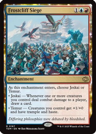 Frostcliff Siege (PPTDM-187) - [Promo Pack: Tarkir: Dragonstorm] Foil - Trinity Hobby