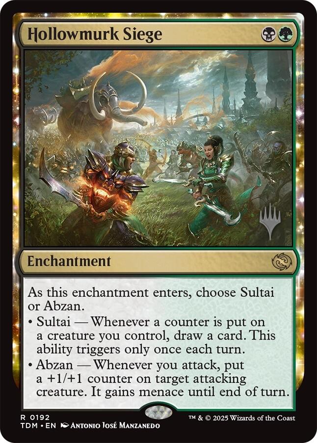 Hollowmurk Siege [Tarkir: Dragonstorm Promos] - Trinity Hobby