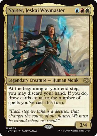 Narset, Jeskai Waymaster (PPTDM-209) - [Promo Pack: Tarkir: Dragonstorm] - Trinity Hobby