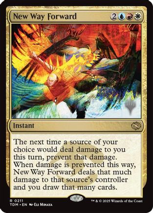New Way Forward (PPTDM-211) - [Promo Pack: Tarkir: Dragonstorm] Foil - Trinity Hobby