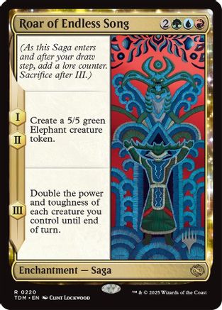 Roar of Endless Song (PPTDM-220) - [Promo Pack: Tarkir: Dragonstorm] - Trinity Hobby
