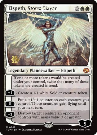 Elspeth, Storm Slayer (PRE-011) - [Prerelease Cards] - Trinity Hobby