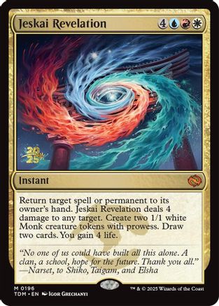 Jeskai Revelation (PRE-196) - [Prerelease Cards] Foil - Trinity Hobby