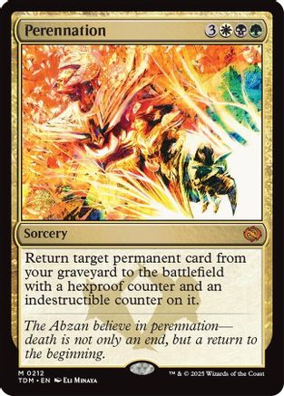 Perennation (PRE-212) - [Prerelease Cards] Foil - Trinity Hobby
