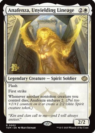 Anafenza, Unyielding Lineage (PRE-002) - [Prerelease Cards] Foil - Trinity Hobby