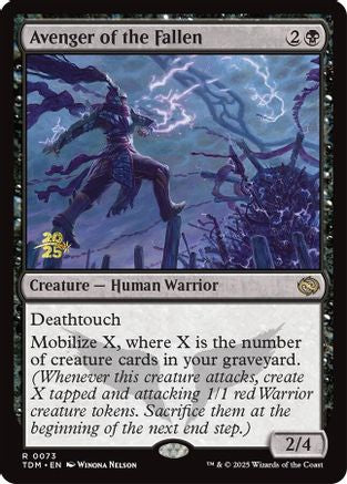 Avenger of the Fallen (PRE-073) - [Prerelease Cards] Foil - Trinity Hobby