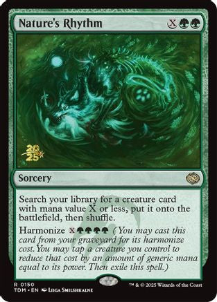 Nature's Rhythm (PRE-150) - [Prerelease Cards] Foil - Trinity Hobby
