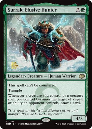 Surrak, Elusive Hunter (PRE-161) - [Prerelease Cards] Foil - Trinity Hobby