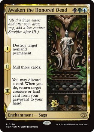 Awaken the Honored Dead (PRE-170) - [Prerelease Cards] Foil - Trinity Hobby