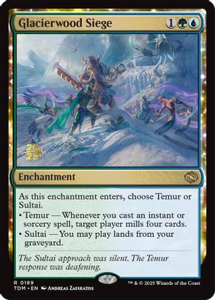 Glacierwood Siege (PRE-189) - [Prerelease Cards] Foil - Trinity Hobby
