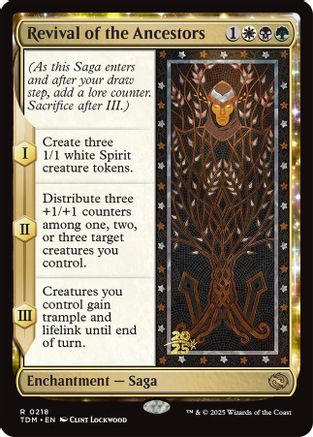 Revival of the Ancestors (PRE-218) - [Prerelease Cards] Foil - Trinity Hobby