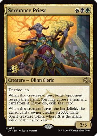 Severance Priest (PRE-222) - [Prerelease Cards] Foil - Trinity Hobby