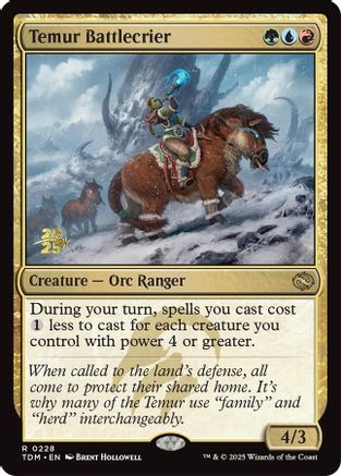 Temur Battlecrier (PRE-228) - [Prerelease Cards] - Trinity Hobby