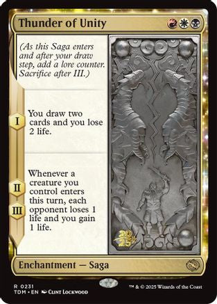 Thunder of Unity (PRE-231) - [Prerelease Cards] Foil - Trinity Hobby