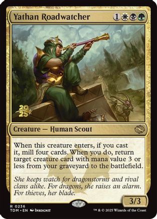 Yathan Roadwatcher (PRE-236) - [Prerelease Cards] Foil - Trinity Hobby