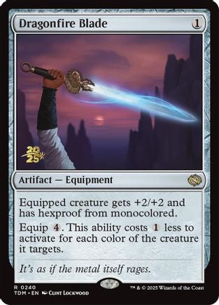 Dragonfire Blade (PRE-240) - [Prerelease Cards] Foil - Trinity Hobby