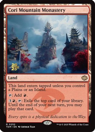 Cori Mountain Monastery (PRE-252) - [Prerelease Cards] Foil - Trinity Hobby
