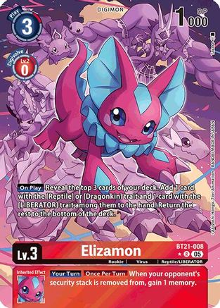 Elizamon [BT21-008] (Alternate Art) [World Convergence] - Trinity Hobby