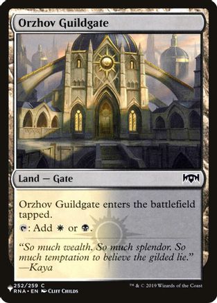 Orzhov Guildgate (252) (LIST-252) - [The List Reprints] - Trinity Hobby