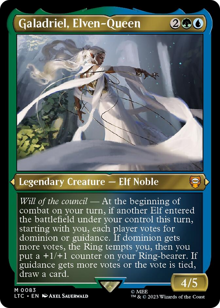 Galadriel, Elven-Queen (Display Commander) [The Lord of the Rings: Tales of Middle-Earth Commander] - Trinity Hobby