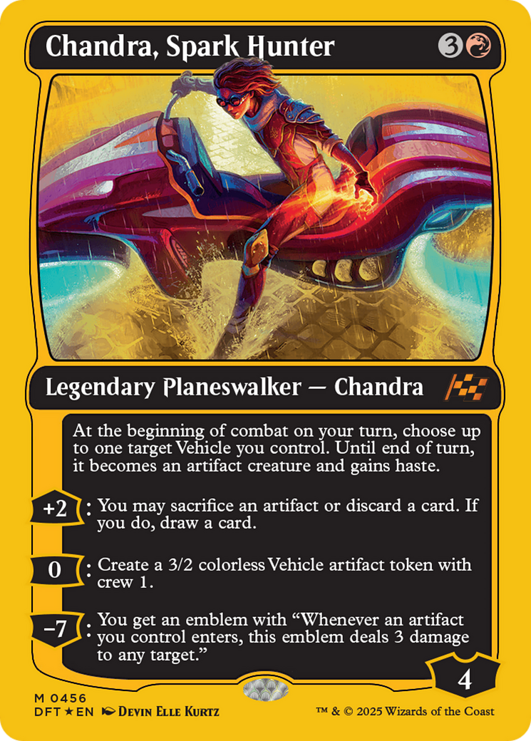 Chandra, Spark Hunter (First-Place Foil) [Aetherdrift] - Trinity Hobby