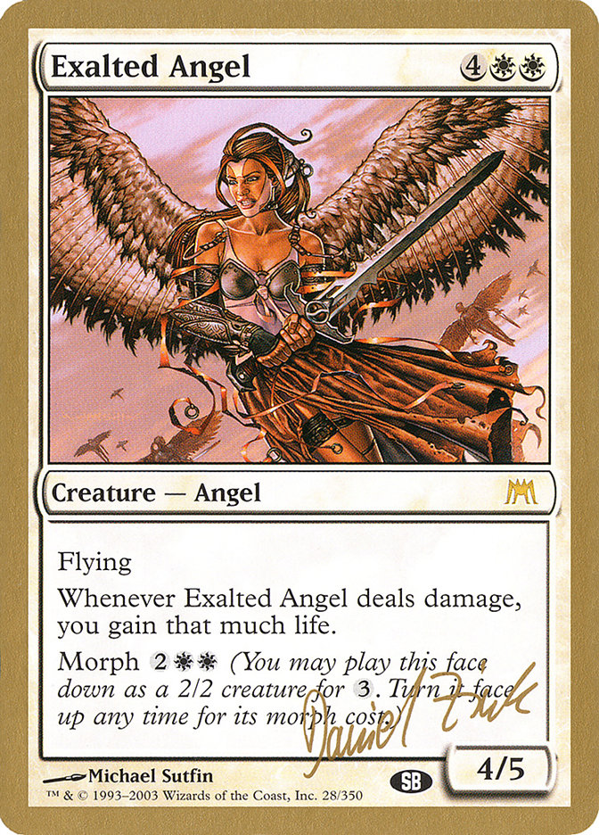 Exalted Angel (Daniel Zink) (SB) [World Championship Decks 2003] - Trinity Hobby
