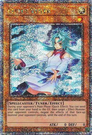Effect Veiler (New Art) (Quarter Century Secret Rare) [RA04-EN004] - Quarter Century Stampede 1st Edition - Quarter Century Secret Rare - Trinity Hobby