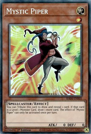 Mystic Piper (CR) [RA04-EN005] - Quarter Century Stampede 1st Edition - Collector's Rare - Trinity Hobby