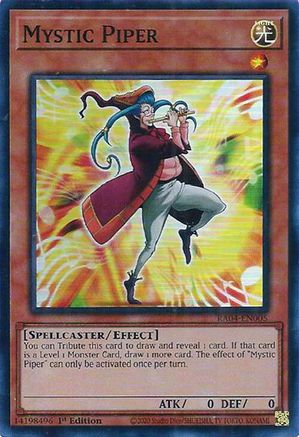 Mystic Piper [RA04-EN005] - Quarter Century Stampede 1st Edition - Super Rare - Trinity Hobby