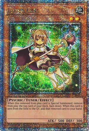 Esper Girl (Quarter Century Secret Rare) [RA04-EN006] - Quarter Century Stampede 1st Edition - Quarter Century Secret Rare - Trinity Hobby