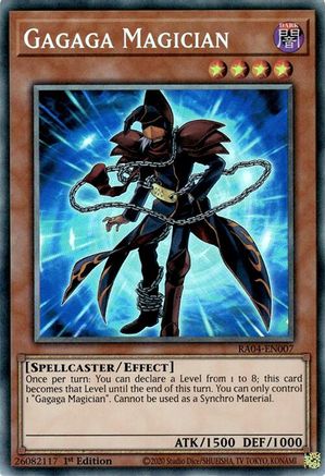 Gagaga Magician (CR) [RA04-EN007] - Quarter Century Stampede 1st Edition - Collector's Rare - Trinity Hobby