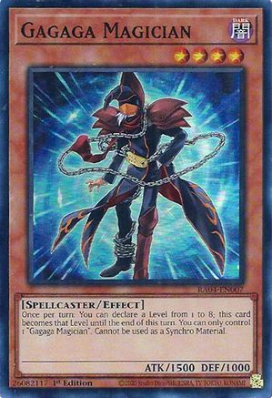Gagaga Magician [RA04-EN007] - Quarter Century Stampede 1st Edition - Super Rare - Trinity Hobby