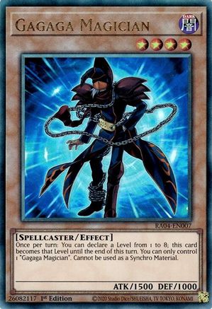 Gagaga Magician (Ultimate Rare) [RA04-EN007] - Quarter Century Stampede 1st Edition - Ultimate Rare - Trinity Hobby