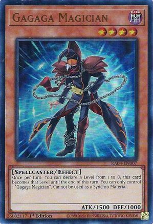 Gagaga Magician (UR) [RA04-EN007] - Quarter Century Stampede 1st Edition - Ultra Rare - Trinity Hobby