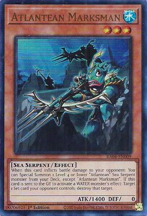 Atlantean Marksman (UR) [RA04-EN009] - Quarter Century Stampede 1st Edition - Ultra Rare - Trinity Hobby