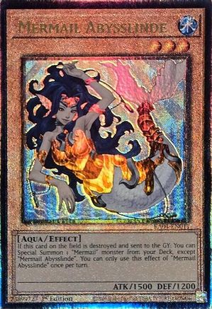 Mermail Abysslinde (Ultimate Rare) [RA04-EN011] - Quarter Century Stampede 1st Edition - Ultimate Rare - Trinity Hobby