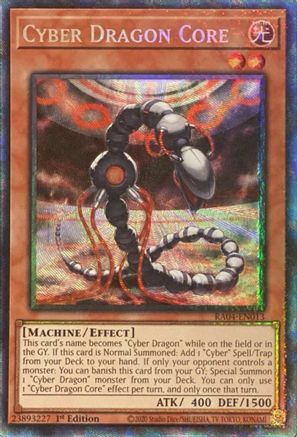 Cyber Dragon Core (CR) [RA04-EN013] - Quarter Century Stampede 1st Edition - Collector's Rare - Trinity Hobby
