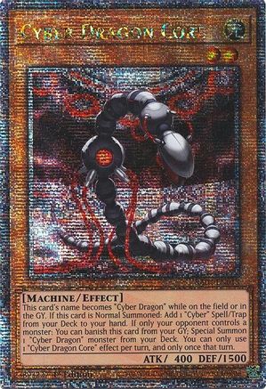 Cyber Dragon Core (Quarter Century Secret Rare) [RA04-EN013] - Quarter Century Stampede 1st Edition - Quarter Century Secret Rare - Trinity Hobby