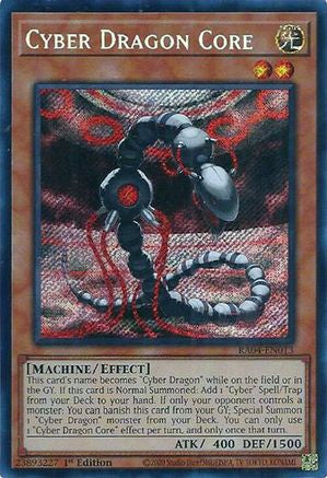 Cyber Dragon Core (Secret Rare) [RA04-EN013] - Quarter Century Stampede 1st Edition - Secret Rare - Trinity Hobby