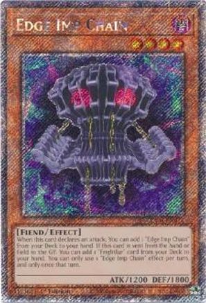 Edge Imp Chain (Platinum Secret Rare) [RA04-EN014] - Quarter Century Stampede 1st Edition - Platinum Secret Rare - Trinity Hobby