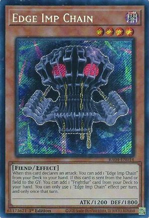 Edge Imp Chain (Secret Rare) [RA04-EN014] - Quarter Century Stampede 1st Edition - Secret Rare - Trinity Hobby