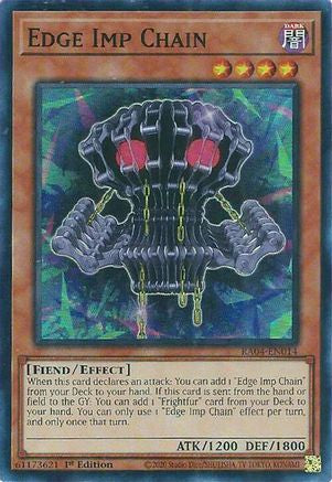 Edge Imp Chain [RA04-EN014] - Quarter Century Stampede 1st Edition - Super Rare - Trinity Hobby